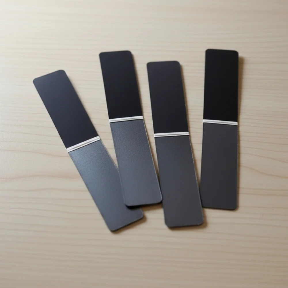 Set of Four Magnetic Bookmarks in Pastel Colors